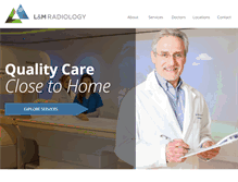 Tablet Screenshot of lmradiology.com